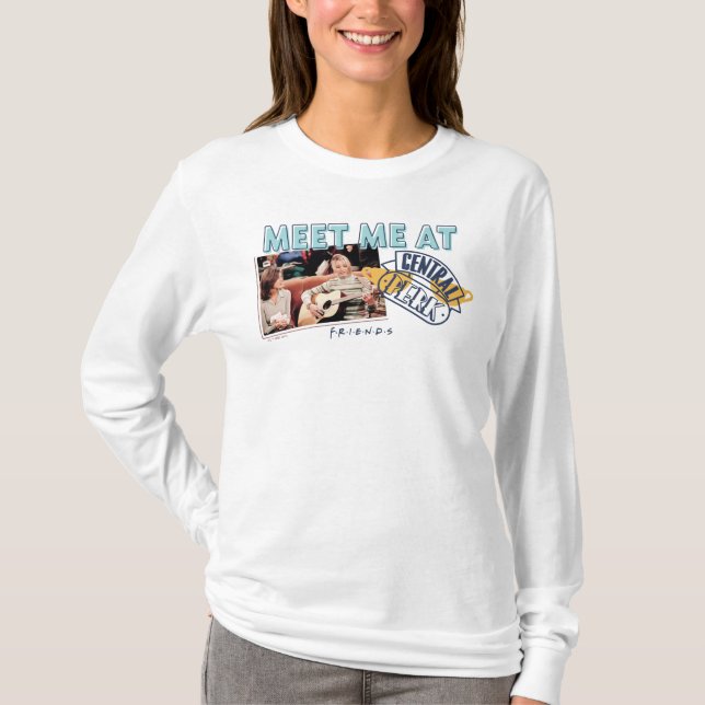 Camiseta AMIGOS™ | Encontre-me na Central Perk (Frente)