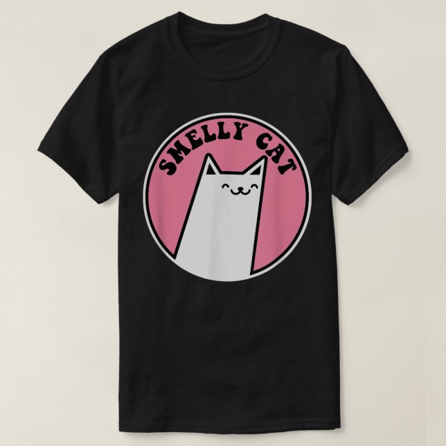 Camiseta Amigos engraçados cantam SMELLY CAT Cat Lovers pre (Frente do Design)
