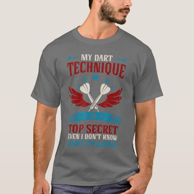 Camiseta Amigos engraçados de dardo (Frente)