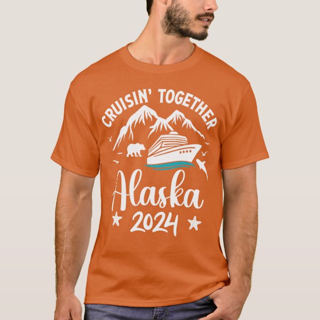Camiseta Amigos Familiares e Cruzeiros do Grupo Alaska para (Frente)