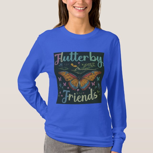 Camiseta Amigos Flutterby (Frente)