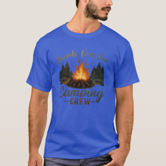 Camiseta Amigos Fogos Diversão Camping Outr Aventura menino