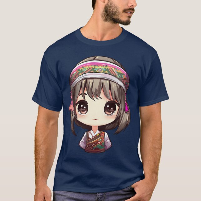 Camiseta Amigos Hmong Anime (Frente)