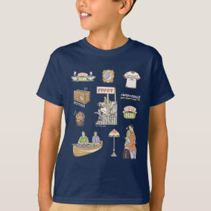 Camiseta AMIGOS™   Ícones de desenho 2
