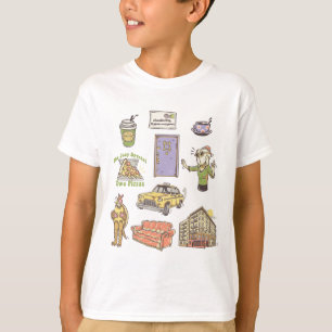 Camiseta AMIGOS™   Ícones de desenho gráfico 1