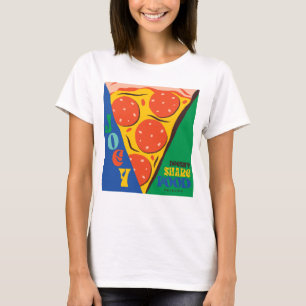 Camiseta AMIGOS™   Joey não compartilha Comida - Pizza Grap