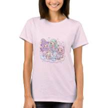 Camiseta Amigos Mágicos Pastel