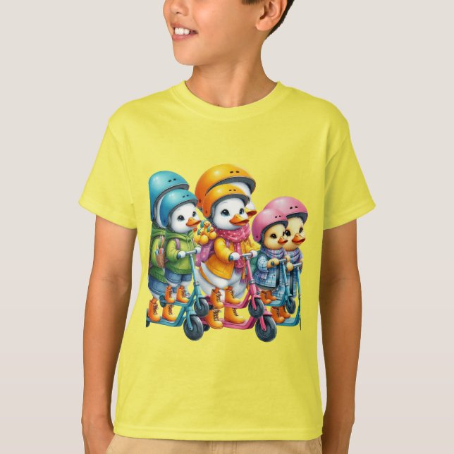 Camiseta Amigos malucos de volta aos meninos escolares (Frente)