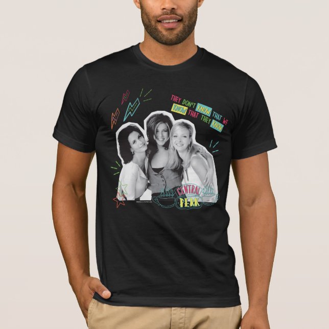 Camiseta AMIGOS™ | Monica, Rachel e Phoebe (Frente)