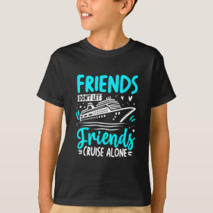 Camiseta Amigos não deixam amigos cruzar sozinhos Tripulaçã