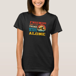 Camiseta Amigos não deixam amigos mergulharem sozinhos