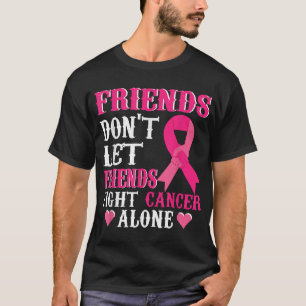 Camiseta Amigos Não Lutam Sozinhos Conscientização sobre Câ