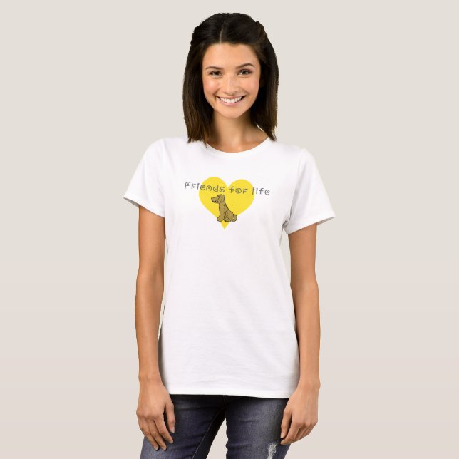 Camiseta Amigos para a vida (Frente Completa)