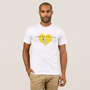 Camiseta Amigos para a vida