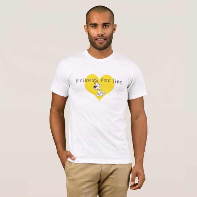 Camiseta Amigos para a vida (Frente Completa)