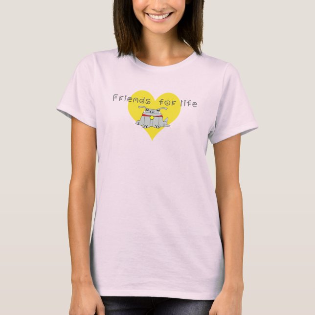Camiseta Amigos para a vida (Frente)