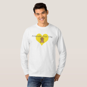 Camiseta Amigos para a vida