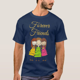 Camiseta Amigos para sempre