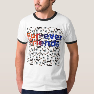 Camiseta Amigos Peludos para Sempre 