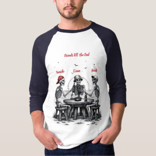 Camiseta Amigos Personalizados Até o Fim