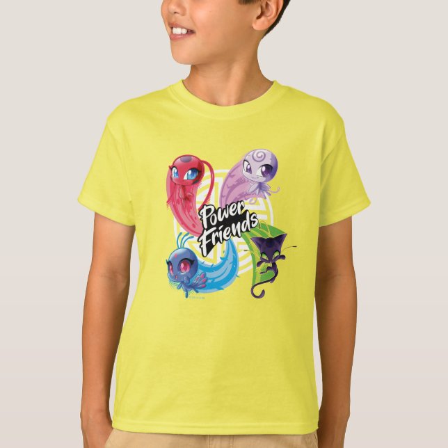 Camiseta Amigos poderosos do Kwamis Miraculoso (Frente)