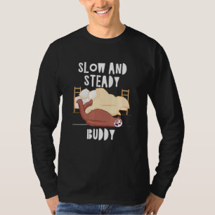 Camiseta Amigos preguiçosos e lentos e amizades budistas