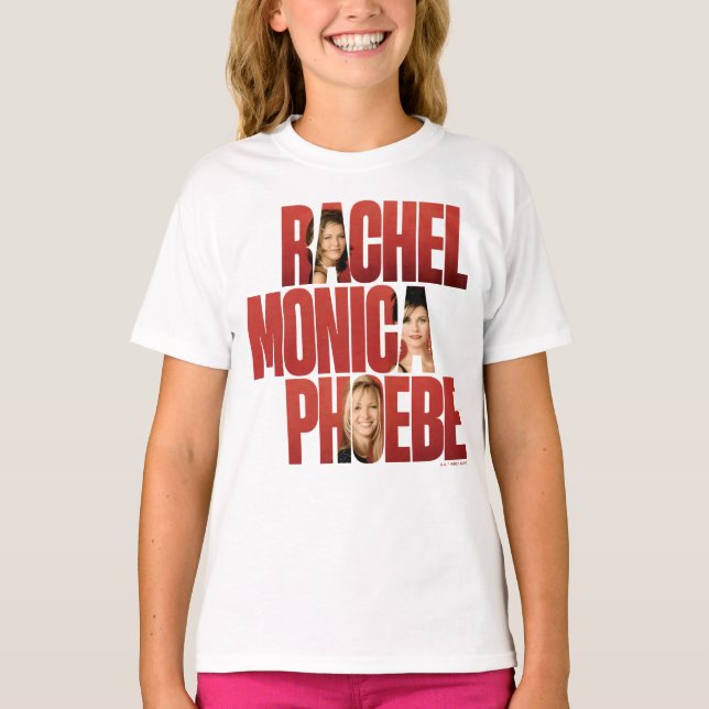 Camiseta AMIGOS™ | Rachel, Monica e Phoebe (Frente)