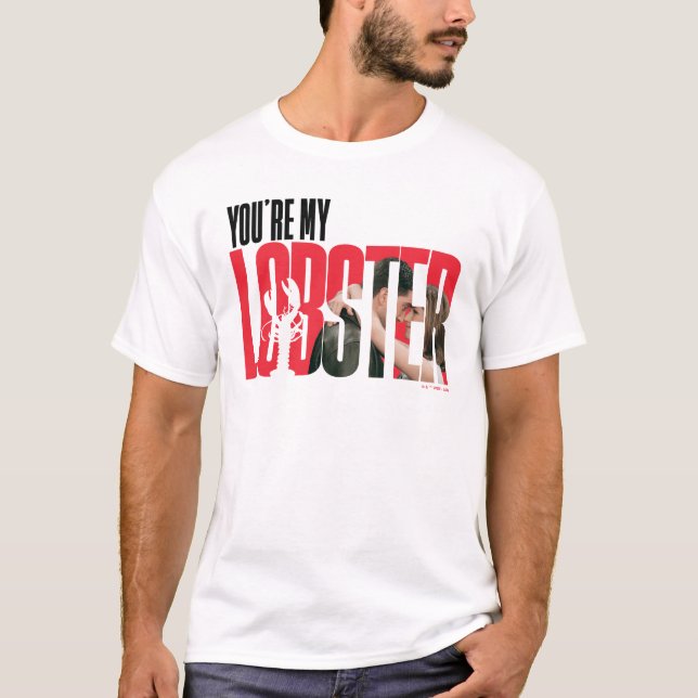 Camiseta AMIGOS™ | Rachel & Ross - Você é minha lagosta (Frente)