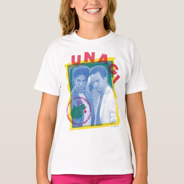 Camiseta AMIGOS™ | Ross & Chandler - Unagi (Frente)