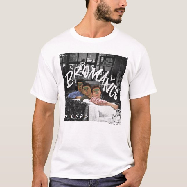 Camiseta AMIGOS™ | Ross, Joey e Chandler Bromance (Frente)