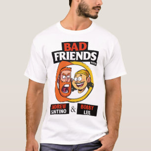 CAMISETA AMIGOS RUINS PODCAST - BOBBY LEE - ANDREW SANTINO
