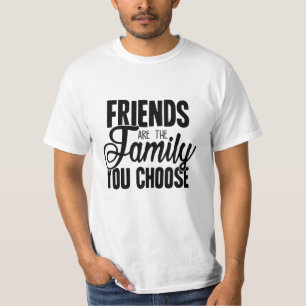 Camiseta Amigos São A Família Que Você Escolhe
