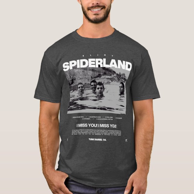 Camiseta amigos SLINT SPIDERLAND (Frente)