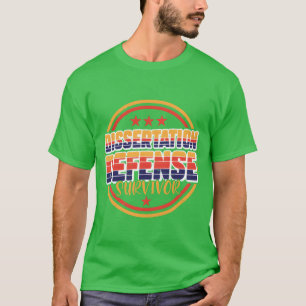 Camiseta Amigos sobreviventes da defesa da dissertação