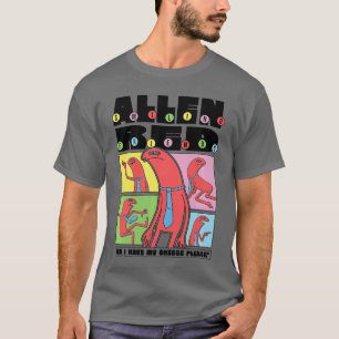 Camiseta Amigos Sorridente Allen Vermelho Posso Ter Meu Que