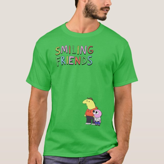 Camiseta Amigos Sorridente - Charlie & Pim (Frente)