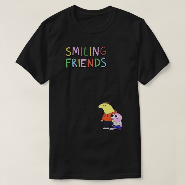 Camiseta Amigos sorridentes Charlie Pim (Frente do Design)
