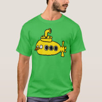 Amigos submarinos de aves amarelas
