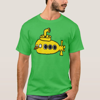 Camiseta Amigos submarinos de aves amarelas