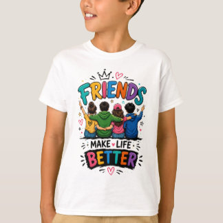 Camiseta Amigos Tornam a Vida Melhor
