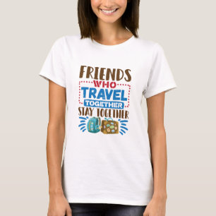 Camiseta Amigos Viagem que Viagem juntos