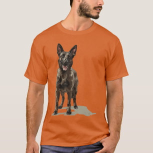 Camiseta Amigos vintage da raça de cachorro pastor holandês