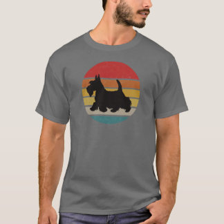 Camiseta amigos vintage terrier escocês
