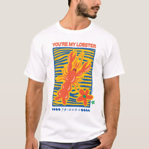 Camiseta AMIGOS™   Você é o meu gráfico de lagosta vibrante