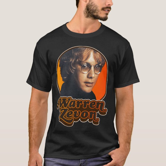 Camiseta amigos Zevon retrô (Frente)