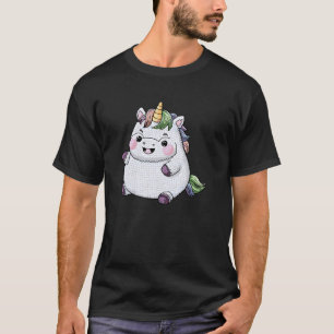 Camiseta Amigurumi Arte Unicórnio Cavalo Unicórnios Magia F