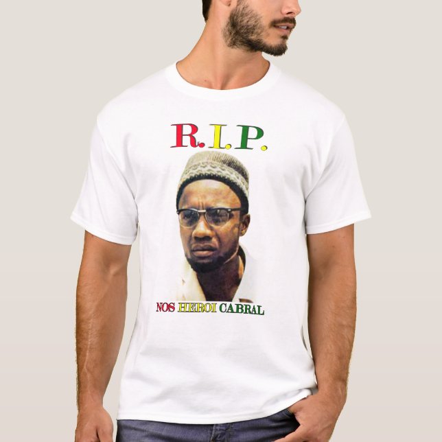 Camiseta Amilcar Cabral R.I.P. T-Shirt (Frente)