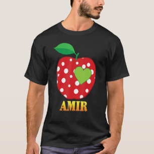 Camiseta Amir Love School Back To School Boy Study Te