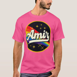 Camiseta Amir Rainbow No Estilo Vintage Espacial