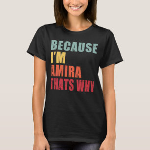 Camiseta Amira, estou todos falando de Amira